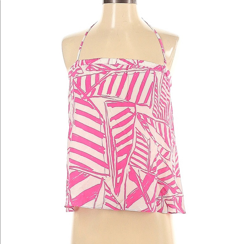 NWT Lilly Pulitzer Silk Halter XS - Picture 3 of 5